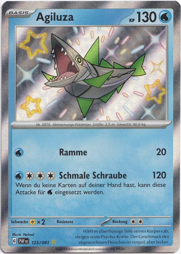 Pokémon Agiluza Shiny Full Art Paldeas Schicksale 125/091 NM Deutsch - Bild 1 von 1