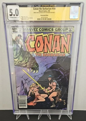 Conan the Barbarian #144 Autographed By Ernie Chan CGC 5.0 JSA - Image 1 of 2