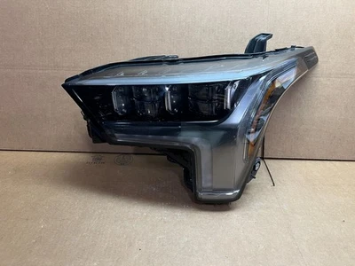 OEM 2022-2024 TOYOTA TUNDRA SEQUOIA LED HEADLIGHT PROJECTOR BLACK BEZEL LH NICE - Image 1 of 4