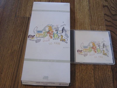 Crosby Stills Nash and Young So Far Longbox  and CD Rare! Foto 1 de 4