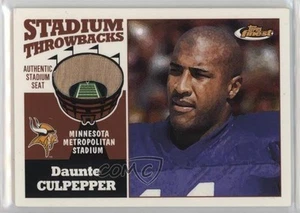 2001 Topps Finest Stadium Throwbacks Daunte Culpepper #FS-DC - Imagen 1 de 3