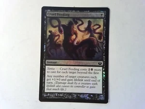 Foil Cruel Feeding Journey into Nyx - Magic the Gathering Mtg Black - Picture 1 of 1