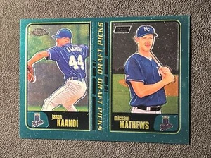 2001 Topps Chrome JASON KAANOI / MICHAEL MATHEWS RC #618 - Picture 1 of 1