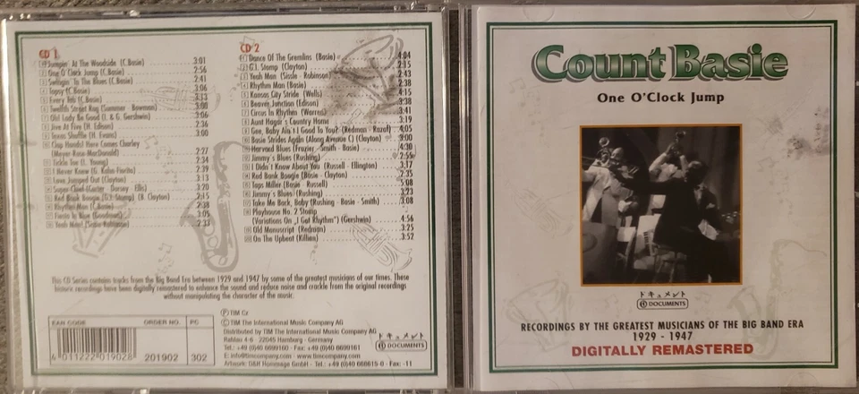 Count Basie One O'Clock Jump 2-CDs FAST SHIP FROM USA - Image 1 of 1