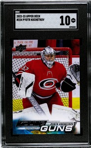 Pyotr Kochetkov SGC 10 GEM MINT 2022-23 Upper Deck Series 1 Young Guns #224 RC
