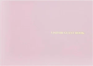 Pink Visitor Guest Book for Vacation Home Airbnb Rentals Hardcover 206 Pages - Picture 1 of 4