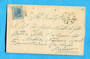 1872 VALLELUNGA cerchio sardo italiano + n.p.su c.20 (T26) (205403) - Imagen 1 de 1
