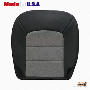 2003 - 2006 Ford Expedition XLT XLS - Driver Bottom Cloth Seat Cover 2 Tone Gray - Picture 1 of 10
