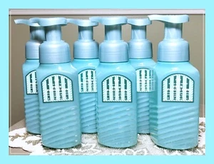Bath & Body Works FRESH SPARKLING SNOW 8.75oz Gentle Clean Foaming Hand Soap x6 - Picture 1 of 4