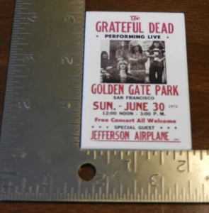 NEW GRATEFUL DEAD GOLDEN GATE PARK MAGNET - Imagen 1 de 1