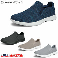 Bruno Marc Mens Comfort Loafers Knit Breathable Slip on Casual Shoes Size 6.5-13