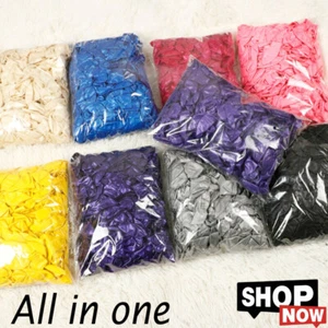 100 X Latex PLAIN BALLON BALLONS helium BALLOONS Quality Party Birthday Wedding - Imagen 1 de 16