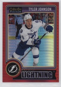 2014-15 O-Pee-Chee Platinum Red Prism /135 Tyler Johnson #119