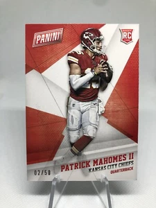 2017 Panini Black Friday Decoy #57 Patrick Mahomes II /50 Rookie Card Chiefs SSP - Picture 1 of 6