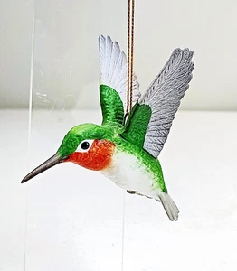 1992 Andrea by Sadek Hand-Painted Porcelain Hummingbird Ornament Stand - Japan - Picture 1 of 5