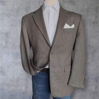 Blazer para Hombres Ralph Lauren 42R Abrigo Deportivo de Lana Chaqueta de Dos Botones Marrón/Bronceado Trajes Foto 1 de 4