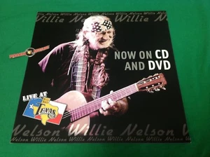 Willie Nelson Live At Billie Bob's Promo Poster Flat 12"x12" Piranha Records - Picture 1 of 1