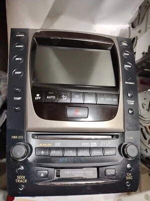 👍 2006-2011  LEXUS GS300 GS350 GS430 GS450 GS460 RADIO GPS NAVI CD TAPE PLAYER  - Image 1 of 4