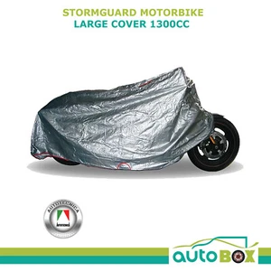 Motorbike Cover Fully Waterproof up to 1300cc size New Motorcycle Storm Jacket - Picture 1 of 5