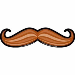 EmojiFresh Moustache Emoji Car Air Freshener - Picture 1 of 1
