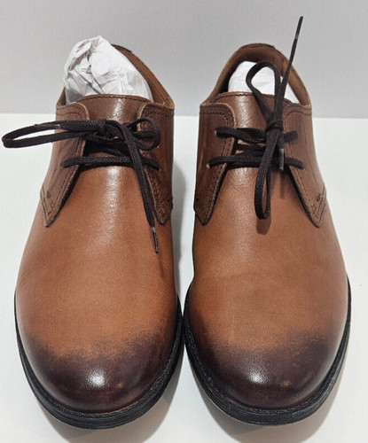 Clarks 1825 Hawkley Walk Lace Oxford Tan taglia 10 5 (NUOVO e MAI INDOSSATO)