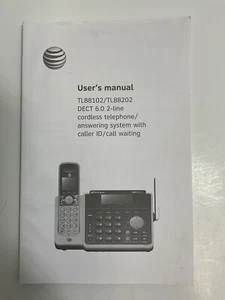 AT&T User’s Manual Only TL88102 / TL88202 DECT 6.0 OEM GnuReads - Picture 1 of 11