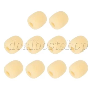 10PCS 8mm Microphone Headset Windshield Sponge sponge Mic Cover Pop Filter - Picture 1 of 9