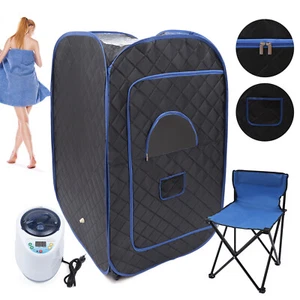 Home Portable Steam Sauna Tent Home Personal Sauna Room Full Body Spa 2L 1000W - Picture 1 of 21