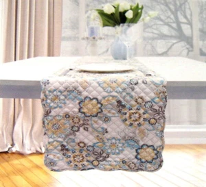 Waverly Quilted Floral Table Runner 13 x 72"  Polyester Multi Color  - Picture 1 of 2