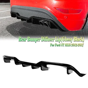 Black Car Rear Bumper Diffuser Lip Kit For Ford Fiesta ST MK6 2012-2017 2013 1PC - Picture 1 of 12