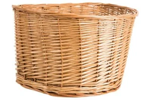 Adie Wicker Classic Bike Basket - D Shape - Brown - Picture 1 of 1