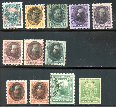 LOT 32487 USED/UNUSED/MINT H 117A/141 :  STAMPS FROM PERU - Image 1 of 2