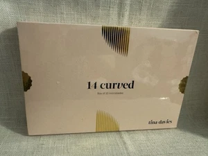 Tina Davies 14 Curved Pack Of 10 Disposable Sterile Microblades W/Built In Ruler - Picture 1 of 5