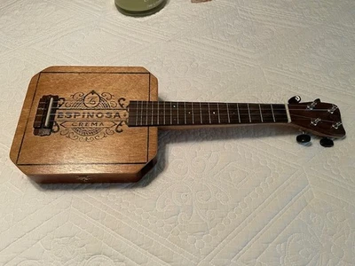 Handmade Cigar Box Ukulele. "ESPINOSA BOX" FREE SHIPPING! - Image 1 of 4