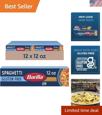 Espaguete deliciosamente sem glúten, 2 oz, pacote com 2 - Não transgênico e sem alérgenos - Imagem 1 de 4