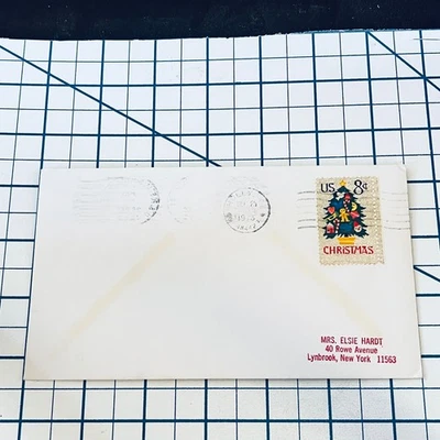 Estampilla de Navidad de 8 centavos de Estados Unidos cubierta de primer día 1973 matasellos de vacaciones vintage FDC Foto 1 de 3