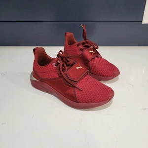 Puma Ignite Flash Sneakers Atheletic Shoes Maroon And Gold Size 9 - Picture 1 of 11