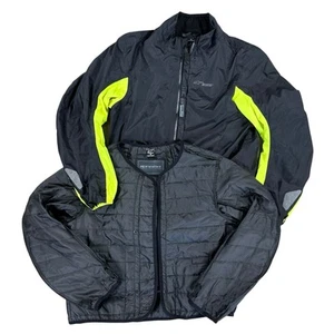 Alpinestars Adult Medium Drystar Bogota Pro Motorcycle Jacket Black Green - Picture 1 of 12