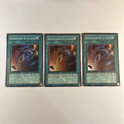 YUGIOH CARD DESTRUCTION BIY-S042 1ST EDITION  SUPER X3 (NM ) SPANISH - Image 1 of 2