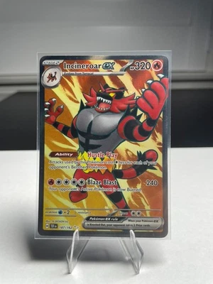 Incineroar ex Ultra Rare 187/162 SV05: Temporal Forces NM - Image 1 of 2