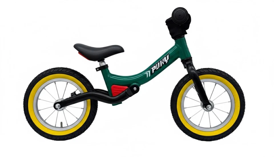 PUKY Laufrad 12"  ab 2 Jahren LR Ride Grün mit Federung - Neu - Bild 1 von 4