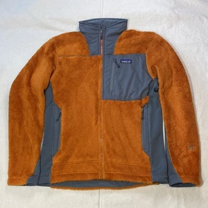 Patagonia Monkey Man Sherpa Fleece - Herren Medium Full Zip orange/grau - Bild 1 von 17