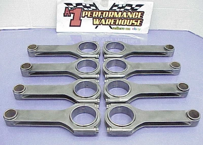 8 Dyers Straight H-Beam Connecting Rods 6.125" - 1.889" Honda Journal .927" Pin - Image 1 of 4