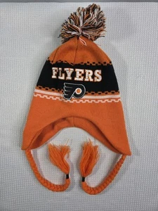 PHILADELPHIA FLYERS NHL WINTER STRICK QUASTEN MÜTZE  - Bild 1 von 5