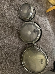 Vintage Remo RotoTom Weather King Ambassador 6 8 10 Zoll Made in USA ohne Ständer - Bild 1 von 8