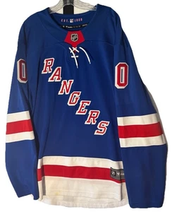 New York Rangers Artemi Panarin Jersey Fanatics NHL Blue XL W/ Fight Strap - Picture 1 of 9