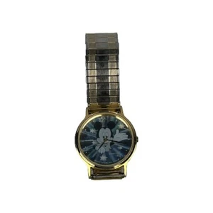 LORUS Disney Hologram Watch Unisex Mickey Mouse Gold Tone V515-8A00 New Battery - Picture 1 of 6