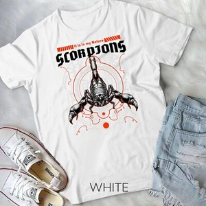 Womens Scorpion Vintage Retro Scorpions in my nature frog and rockUnisex T-shirt - Picture 1 of 12