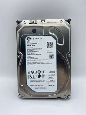 Seagate Barracuda 6TB ST6000DM003 5400RPM 256M 6Gb/s 3.5" SATA Hard Drive - Image 1 of 4