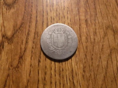 ITALY 1 LIRA 1863 T BN SILVER COIN (444) - Image 1 of 2